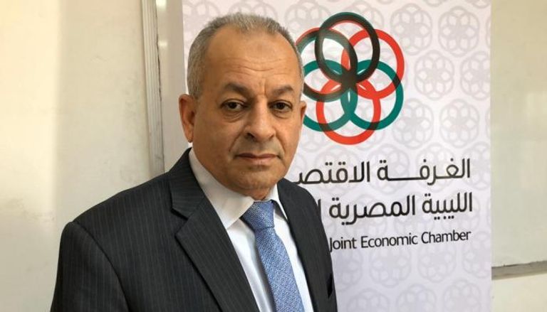 إبراهيم الجراري رئيس الغرفة الاقتصادية الليبية المصرية 