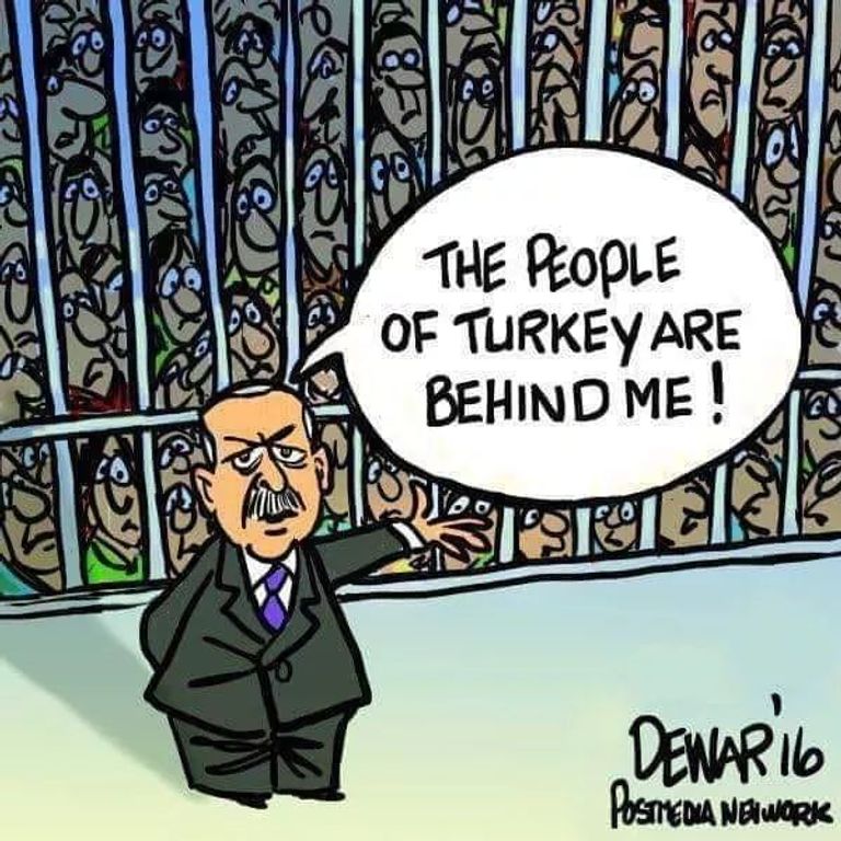 أردوغان الأخطبوط يستهدف تونس في كاريكاتير بريشة رسمي