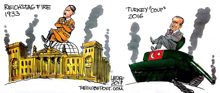 أردوغان الأخطبوط يستهدف تونس في كاريكاتير بريشة رسمي