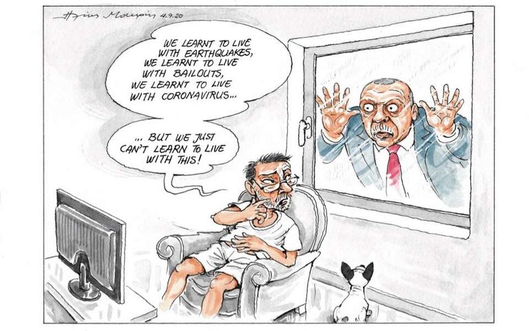 أردوغان الأخطبوط يستهدف تونس في كاريكاتير بريشة رسمي