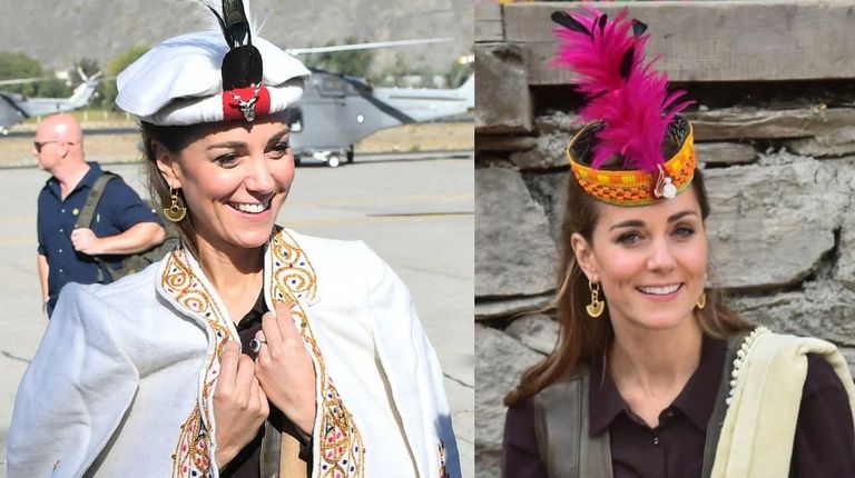 كيت ميدلتون وميجان ماركل خلال إحدى المناسبات البريطانية