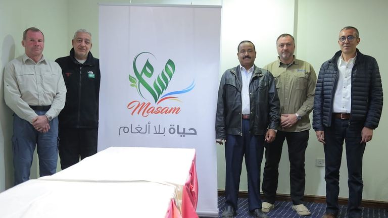 أحد أعضاء برنامج مسام في اليمن