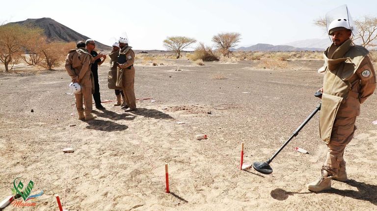 أحد أعضاء برنامج مسام في اليمن