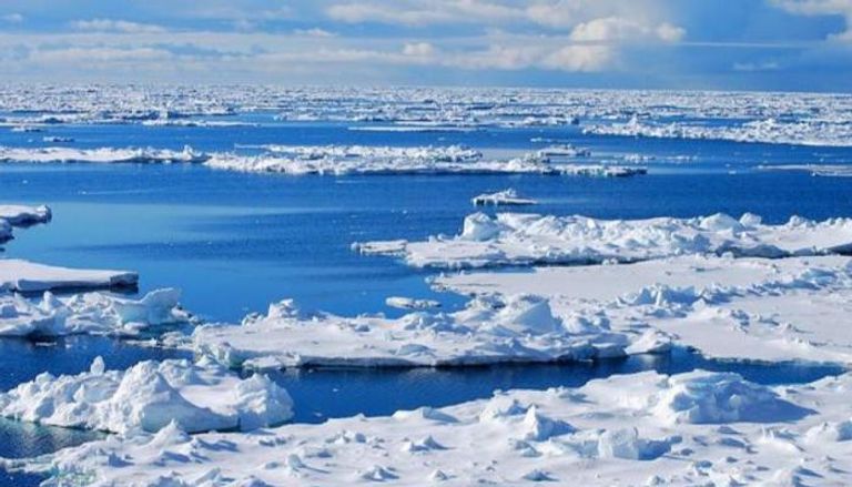 انخفاض الجليد البحري في القطب الشمالي