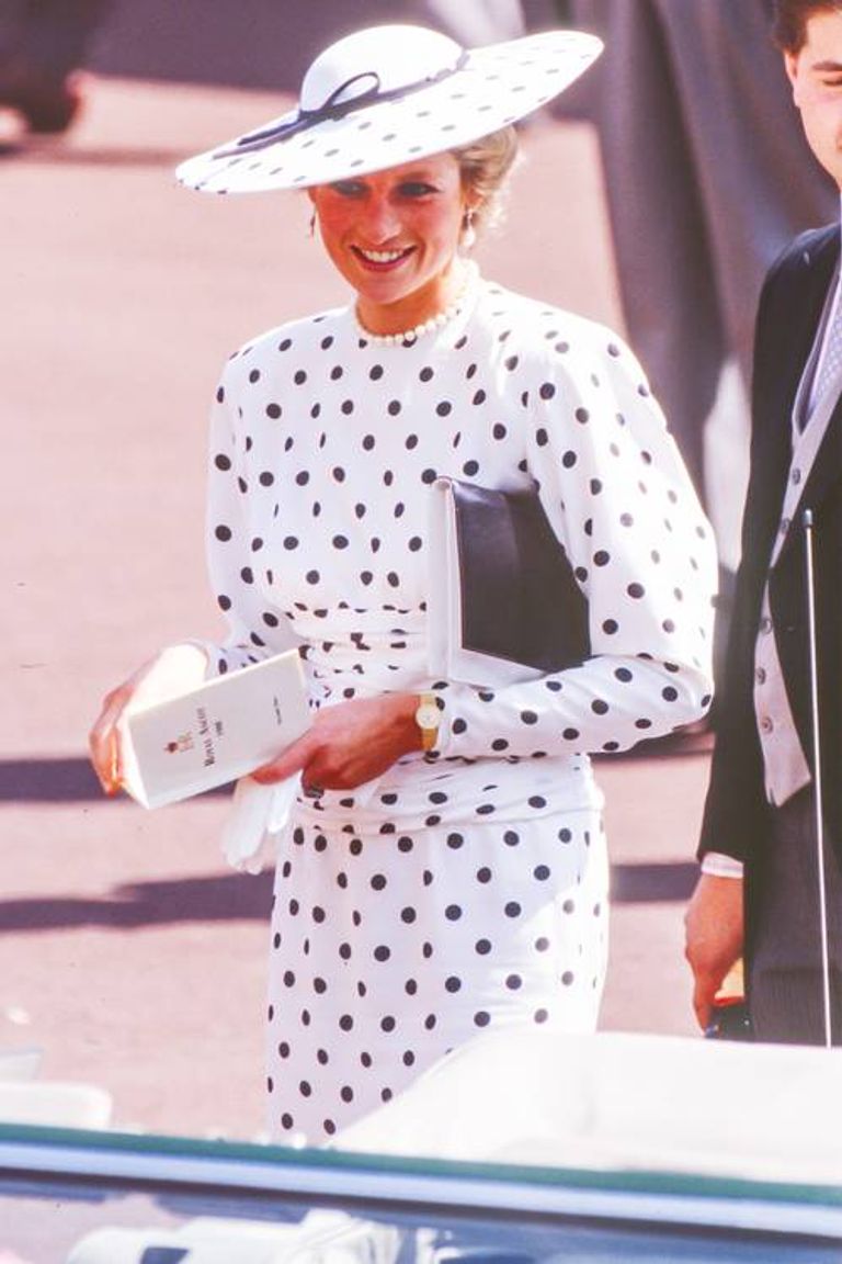 الأميرة الراحلة ديانا أثناء حضورها إحدى المناسبات الهامة