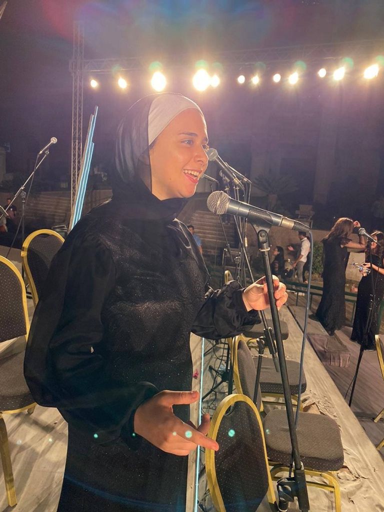 هبة عبدالحميد في دار الأوبرا