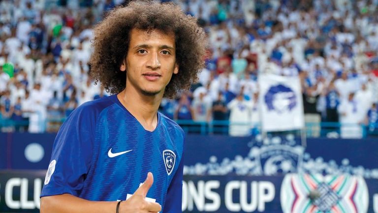 مباراة بين منتخبي الإمارات والسعودية