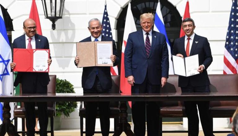 توقيع اتفاقيتي السلام بين إسرائيل والإمارات والبحرين في البيت الأبيض