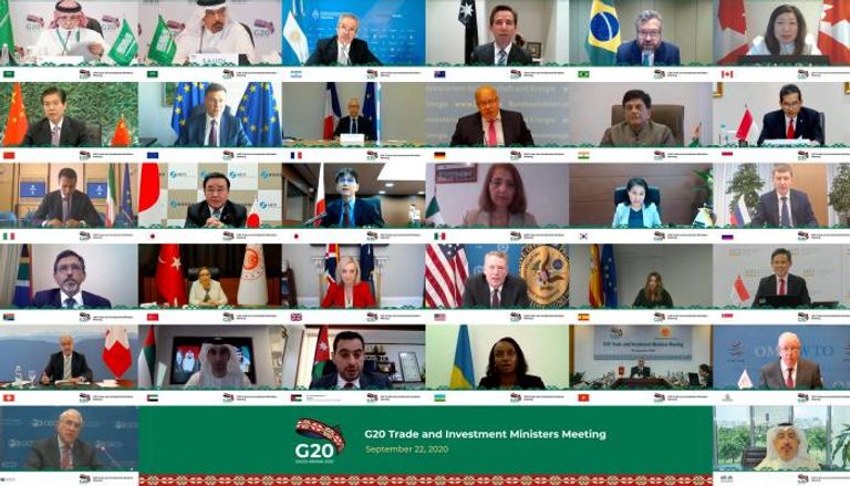 اجتماع وزراء التجارة والاستثمار في مجموعة العشرين