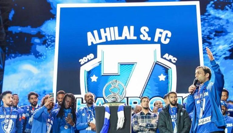 الهلال يحتفل بلقب أبطال آسيا 2019