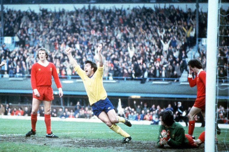 من مواجهة ليفربول وأرسنال الحاسمة في كأس الاتحاد الإنجليزي عام 1980 من مواجهة سابقة بين ليفربول وأرسنال