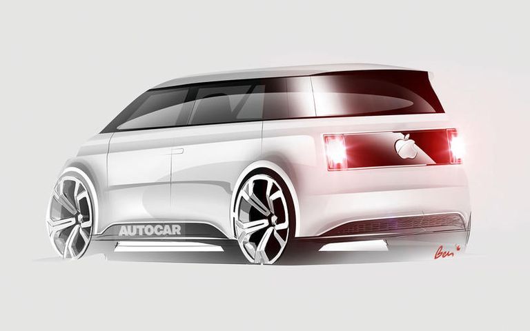 تصميم غير رسمي لسيارة أبل طراز Vision-S