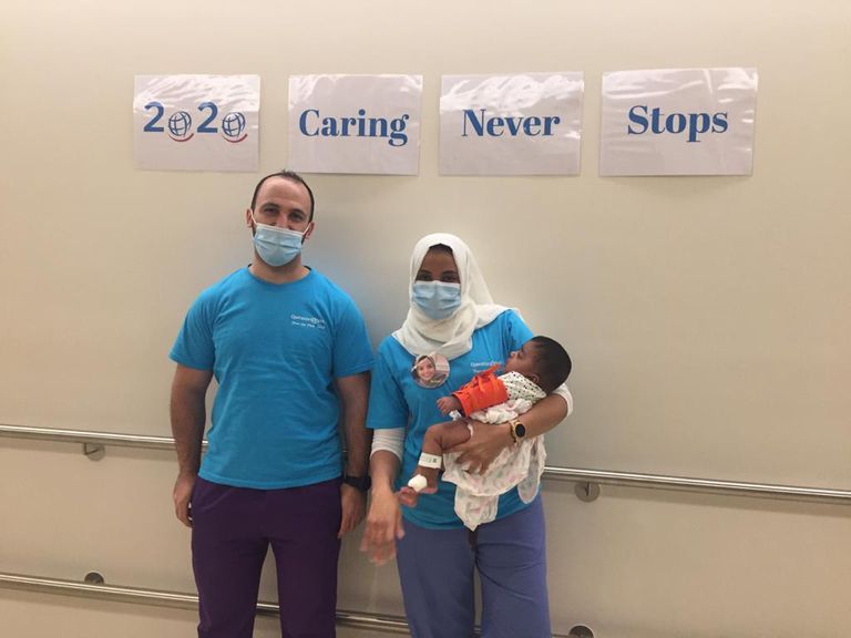 أحد الأطفال الذين خضعوا للجراحة