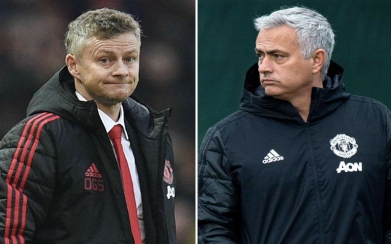 جوزيه مورينيو وأولي جونار سولسكاير