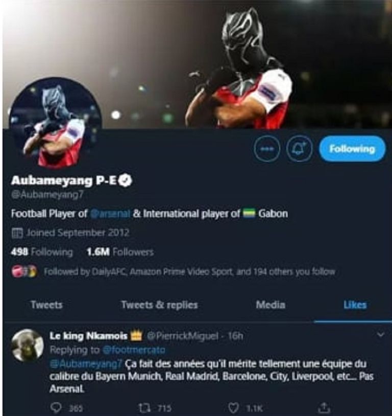 بيير إيمريك أوباميانج مهاجم أرسنال