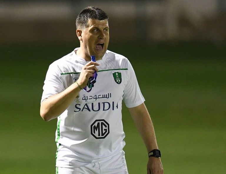 فلادان ميلويفيتش مدرب الأهلي السعودي روي فيتوريا مدرب النصر السعودي