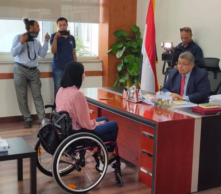 الطالبة المصرية أميرة درويش