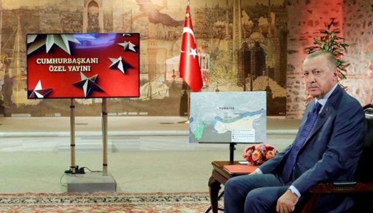 الرئيس التركي في مقابلة مع هيئة الإذاعة والتلفزيون التركية - أرشيفية