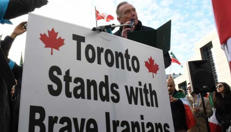 تظاهرة مناهضة للنظام الإيراني في تورنتو - أرشيفية