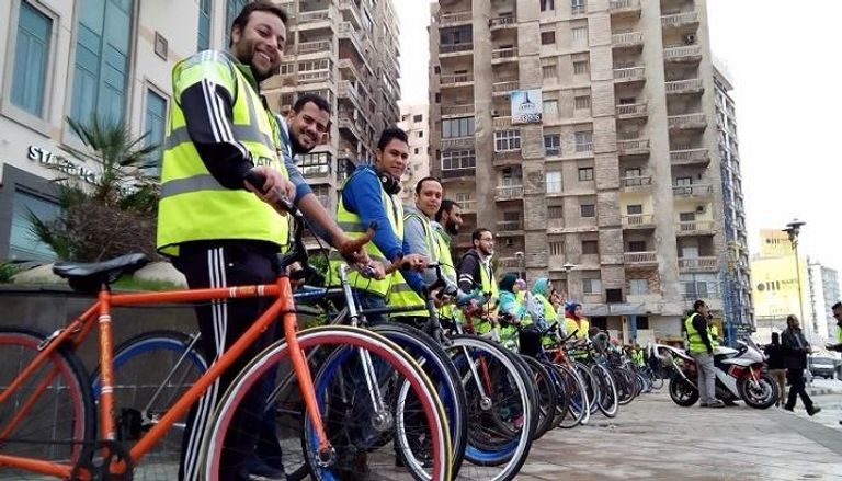 ارتفاع عدد مستخدمي الدراجات الهوائية في مصر
