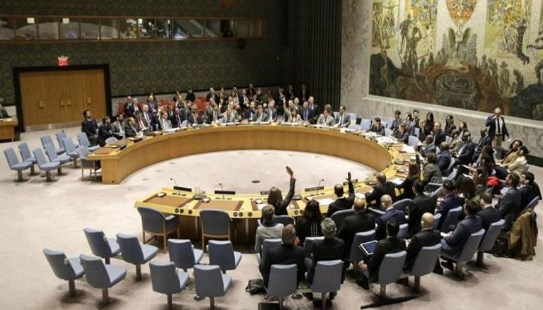 مجلس الأمن الدولي خلال جلسة سابقة
