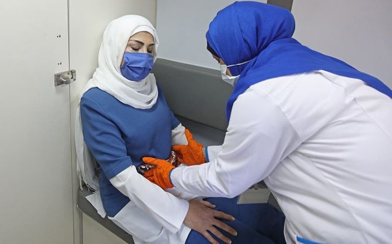 النساء الحوامل في بيروت