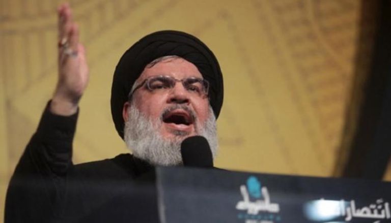 حسن نصر الله الأمين العام لمليشيا حزب الله 