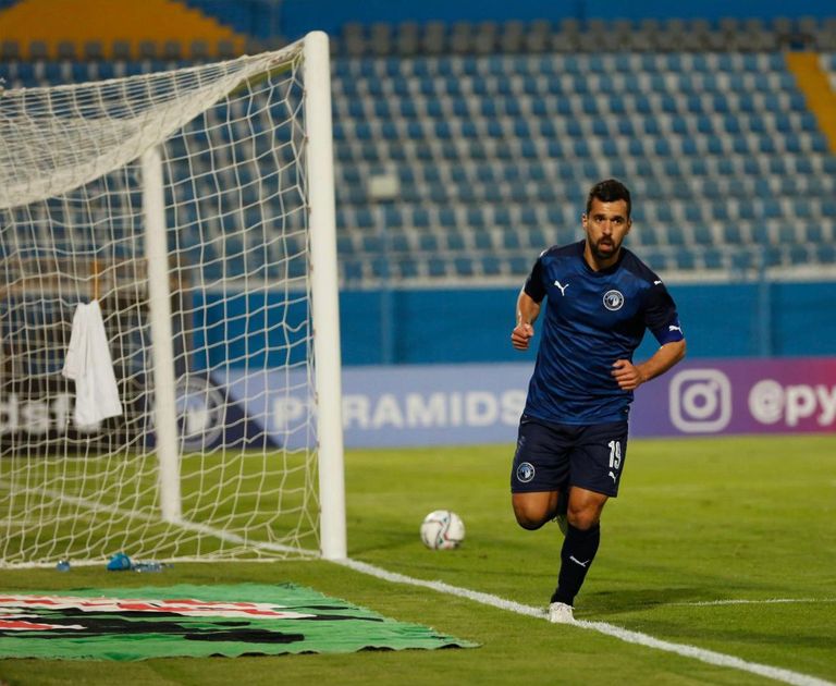 عبدالله السعيد نجم بيراميدز رفع رصيد أهداف في تاريخ الدوري المصري إلى 110