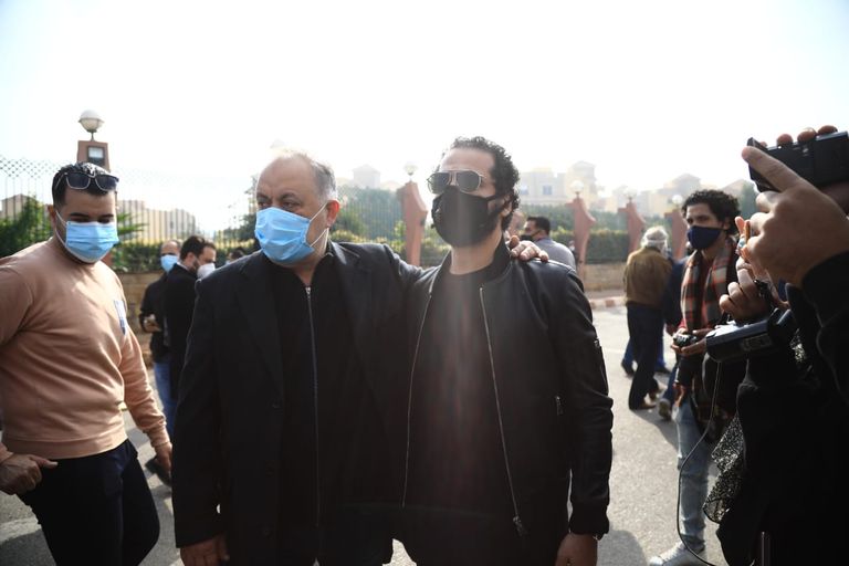 صلاة الجنازة على السيناريست وحيد حامد