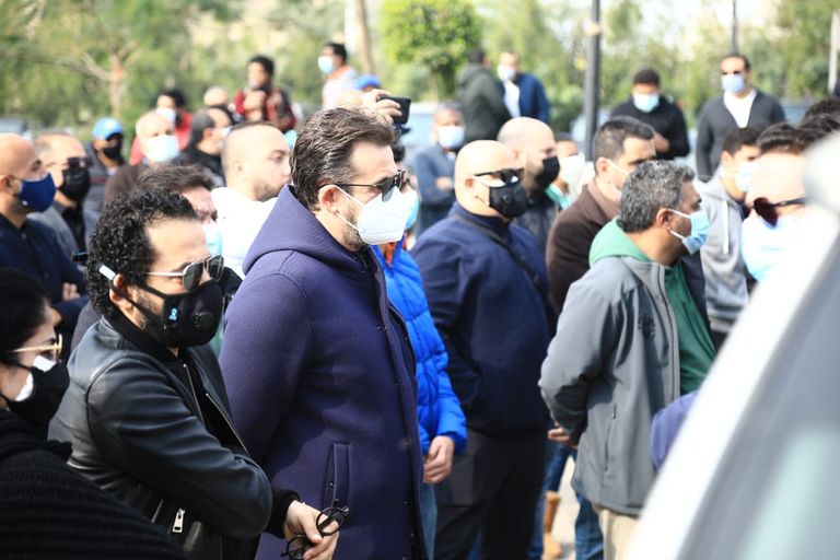 صلاة الجنازة على السيناريست وحيد حامد