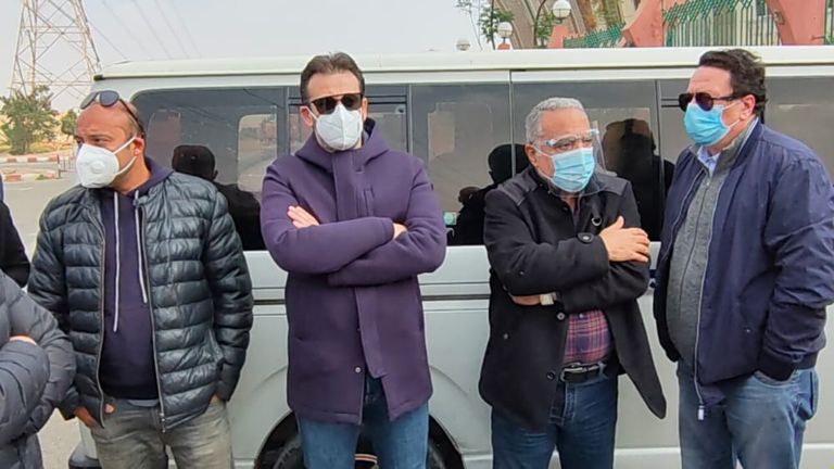 صلاة الجنازة على السيناريست وحيد حامد