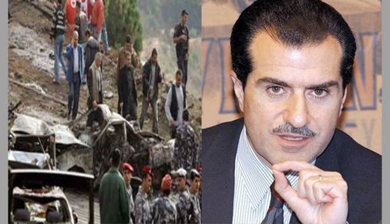 جبران تويني وموقع اغتياله تمثال للصحفي اللبناني الذي جـرى اغتياله عام 2005 سمير قصير