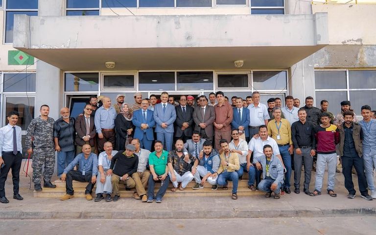 أول رحلة جوية لمطار عدن عقب الهجوم الحوثي