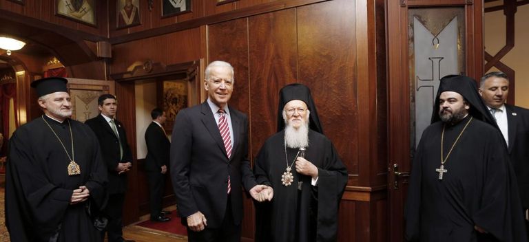 لقاء سابق بين بايدن وأردوغان