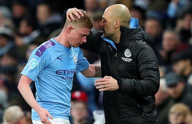 جوارديولا راهن على دي بروين لقيادة مانشستر سيتي للفوز على تشيلسي في الدوري الإنجليزي