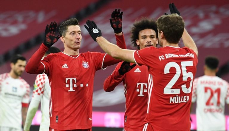 ليفاندوفسكي ونجوم بايرن ميونيخ هالاند نجم دورتموند وليفاندوفسكي هداف بايرن ميونيخ