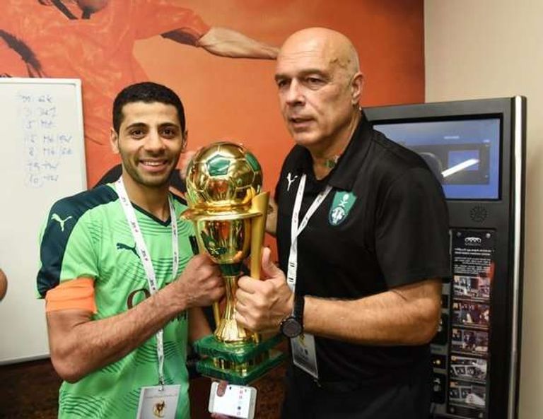 جروس مع الأهلي ماريو زاجالو مدرب منتخبي الإمارات والبرازيل الأسبق