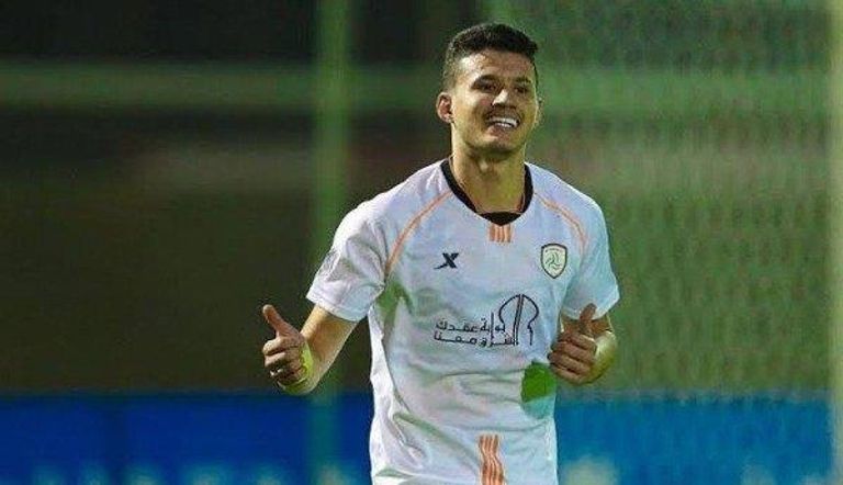 عبدالله الحمدان زياد العميري لاعب الجزيرة الإماراتي