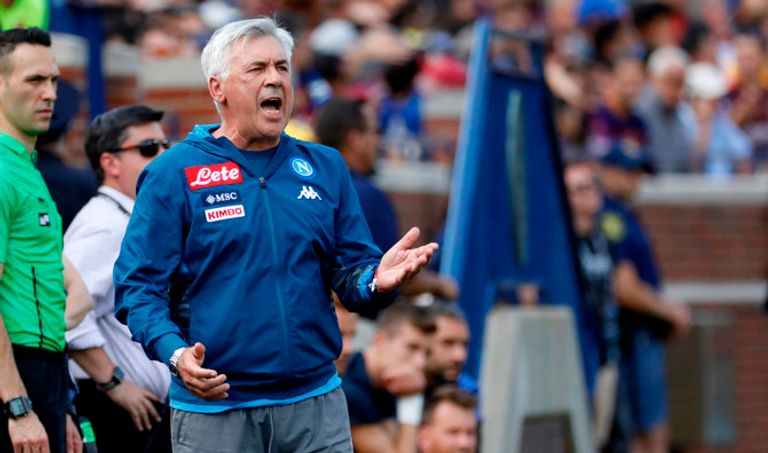 كارلو أنشيلوتي إسماعيل بن ناصر لاعب وسط ميلان