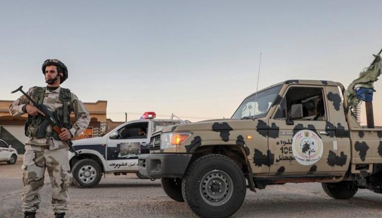 قوات من الجيش الليبي بعد تحرير مدينة سرت