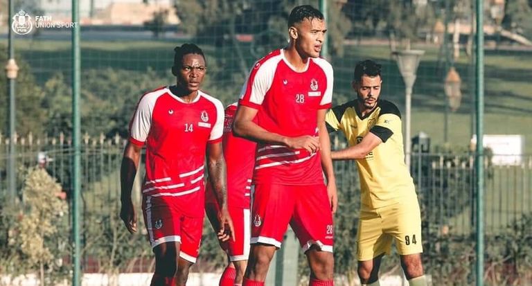 أنيس سلتو لاعب الفتح الرباطي المغربي مواجهة من الدوري المغربي
