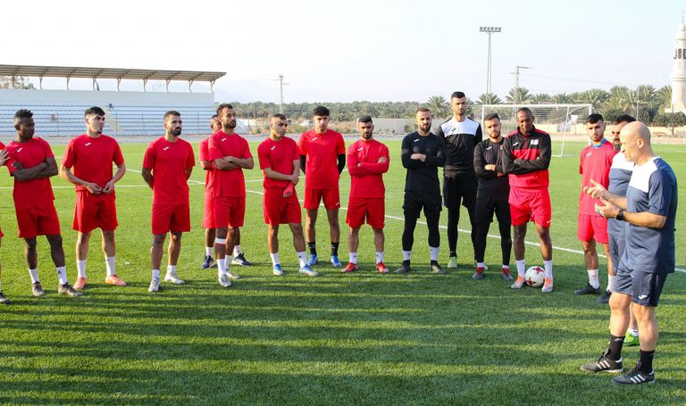 تدريبات منتخب فلسطين جانب من تدريبات المنتخب الفلسطيني