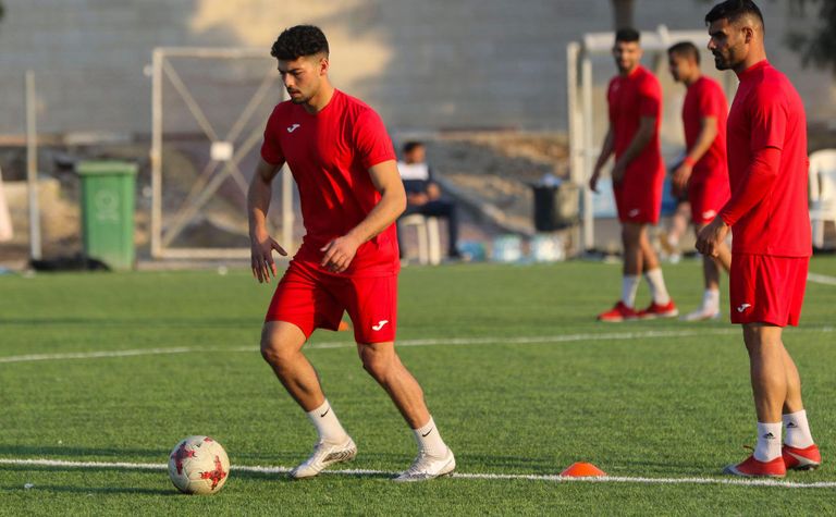 تدريبات منتخب فلسطين جانب من تدريبات المنتخب الفلسطيني