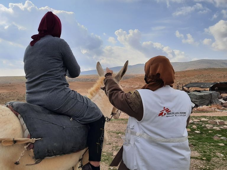 فرق أطباء بلا حدود في منطقة الخليل