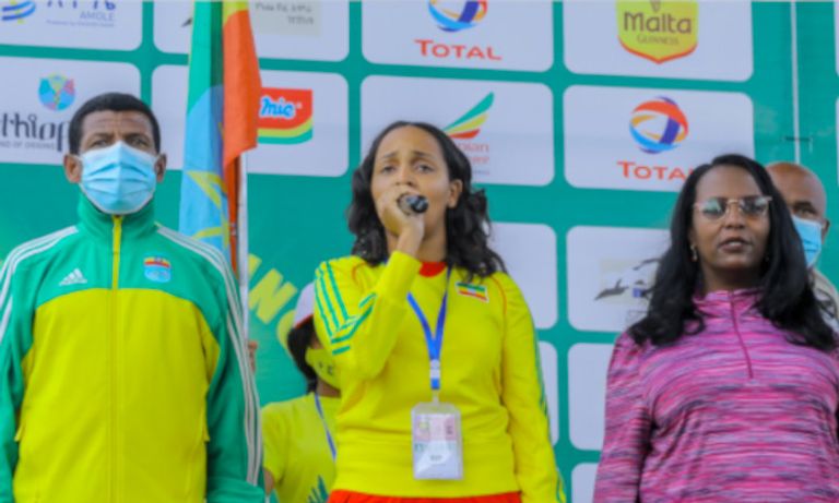 جانب من سباق أديس أبابا السنوي للجري