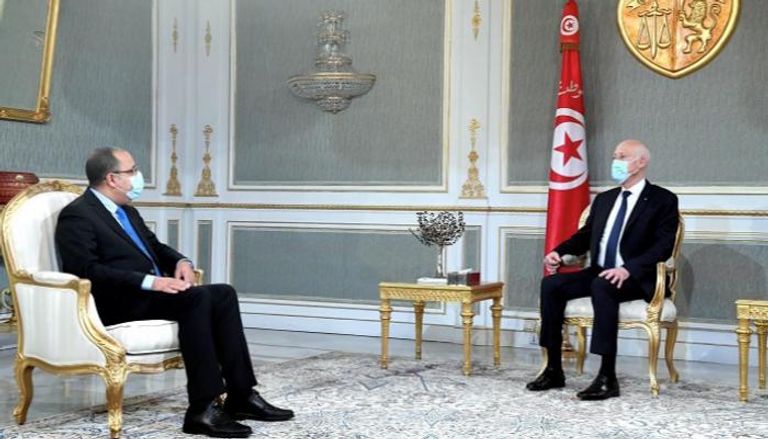 الرئيس قيس سعيد وهشام المشيشي