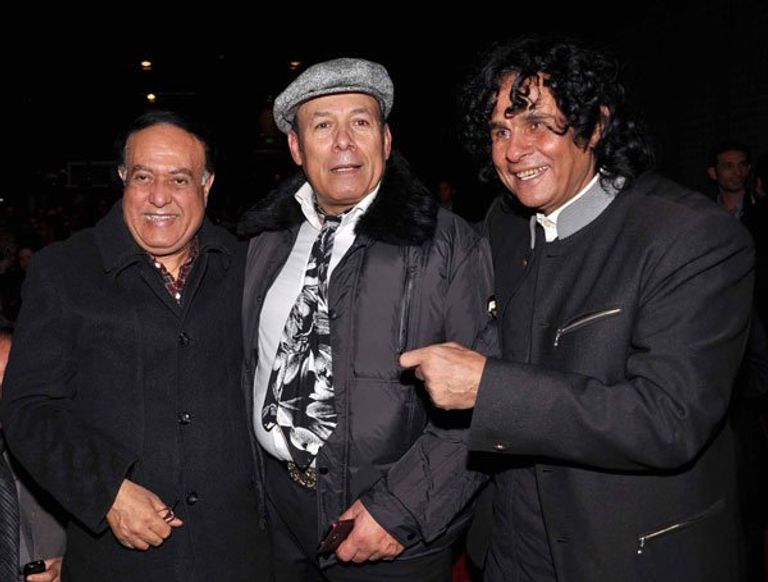 الفنان علي حميدة في شبابه