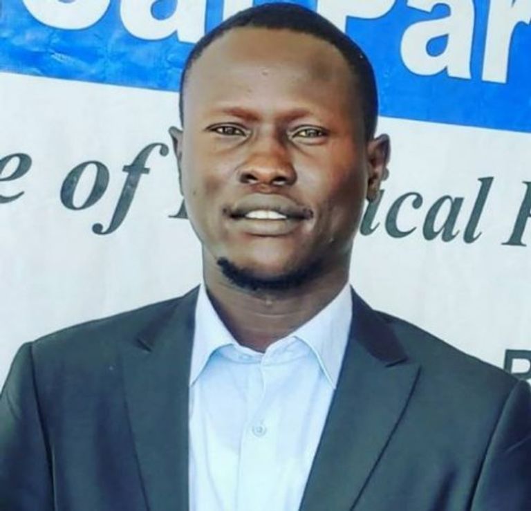 ديفيد لورنس لوال القيادي بحزب الحركة الوطنية بجنوب السودان 