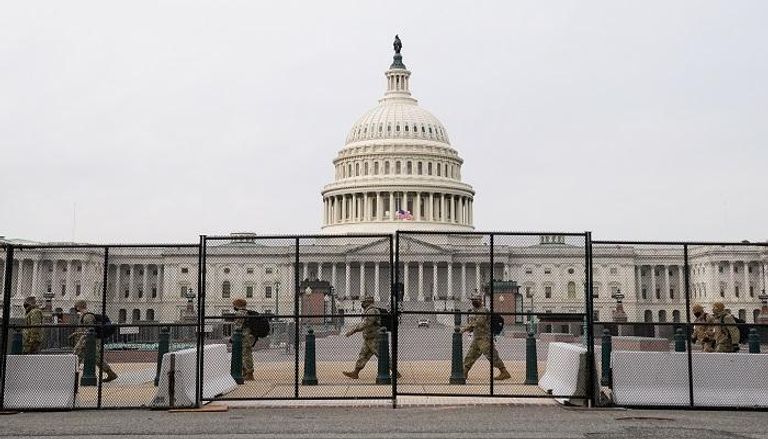 إغلاق محيط الكونجرس بالعاصمة الأمريكية واشنطن