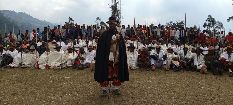 جانب من المشاركين في احتفال قومية جامو